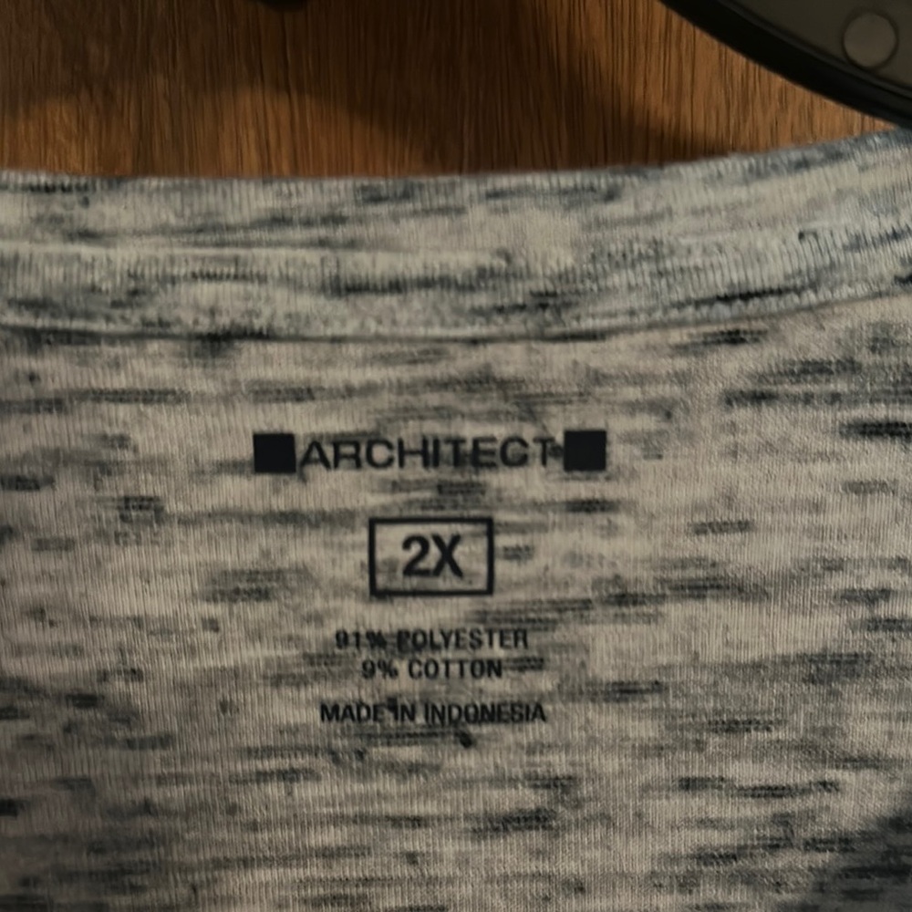Architect Gray Long Sleeve Top - Picture 2 of 5